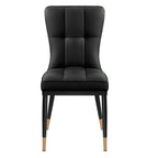 Lot de 2/4 chaises de salle à manger recouvertes de simili cuir