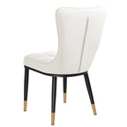 Lot de 2/4 chaises de salle à manger recouvertes de simili cuir