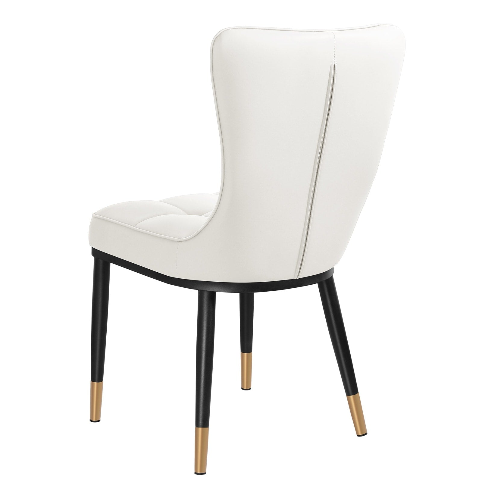 Lot de 2/4 chaises de salle à manger recouvertes de simili cuir