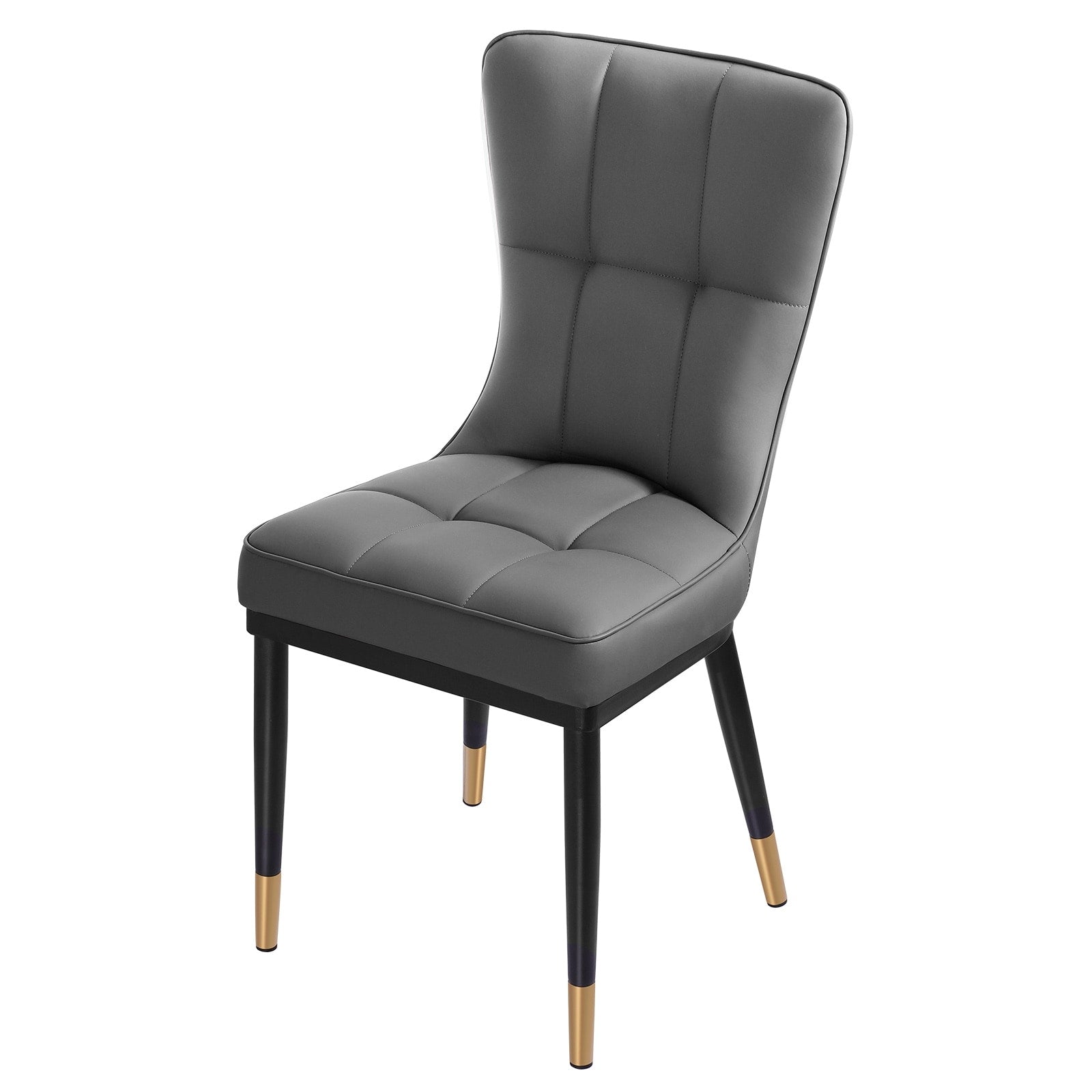 Lot de 2/4 chaises de salle à manger recouvertes de simili cuir