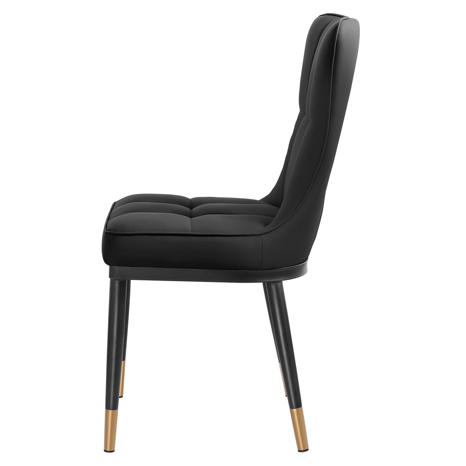 Lot de 2/4 chaises de salle à manger recouvertes de simili cuir