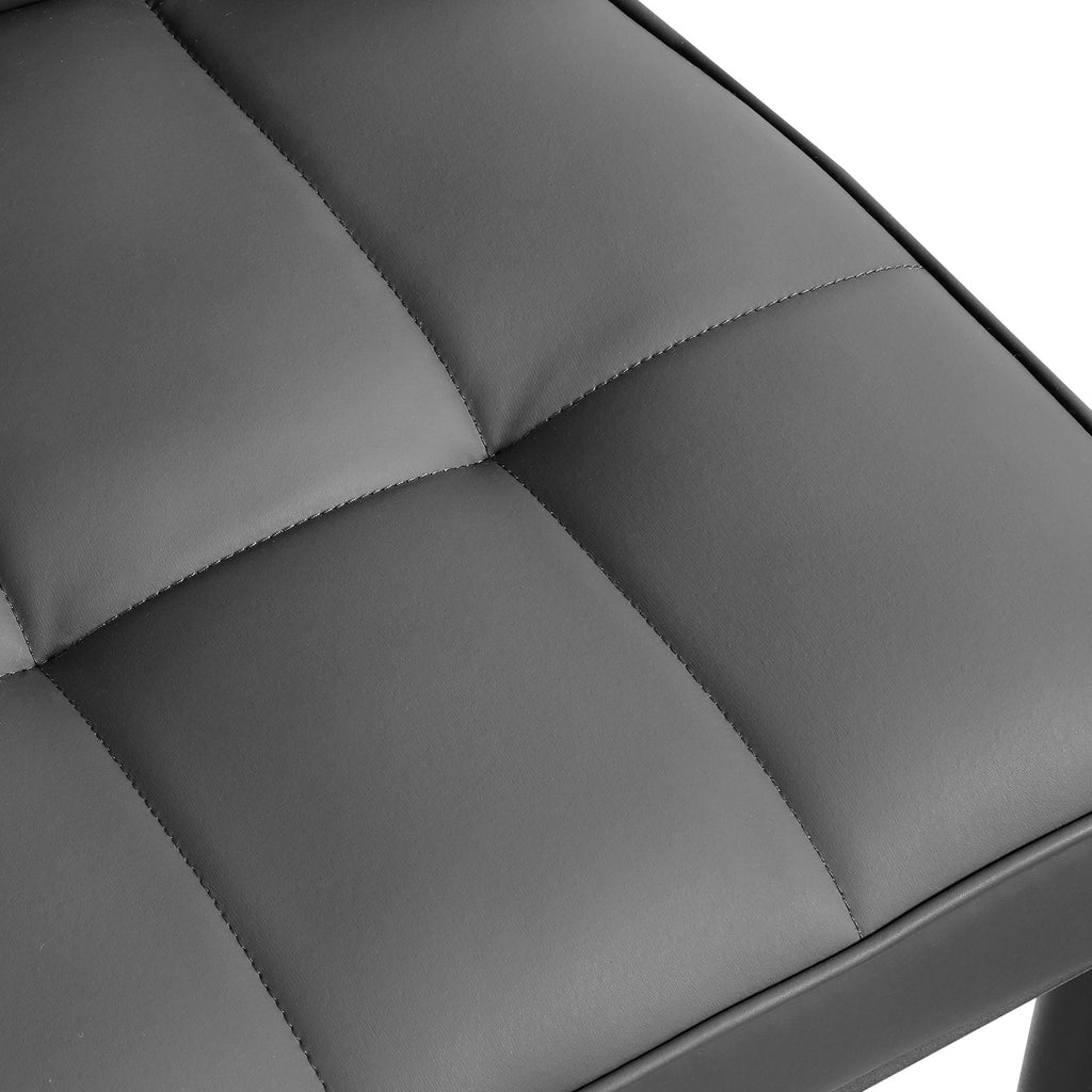 Lot de 2/4 chaises de salle à manger recouvertes de simili cuir