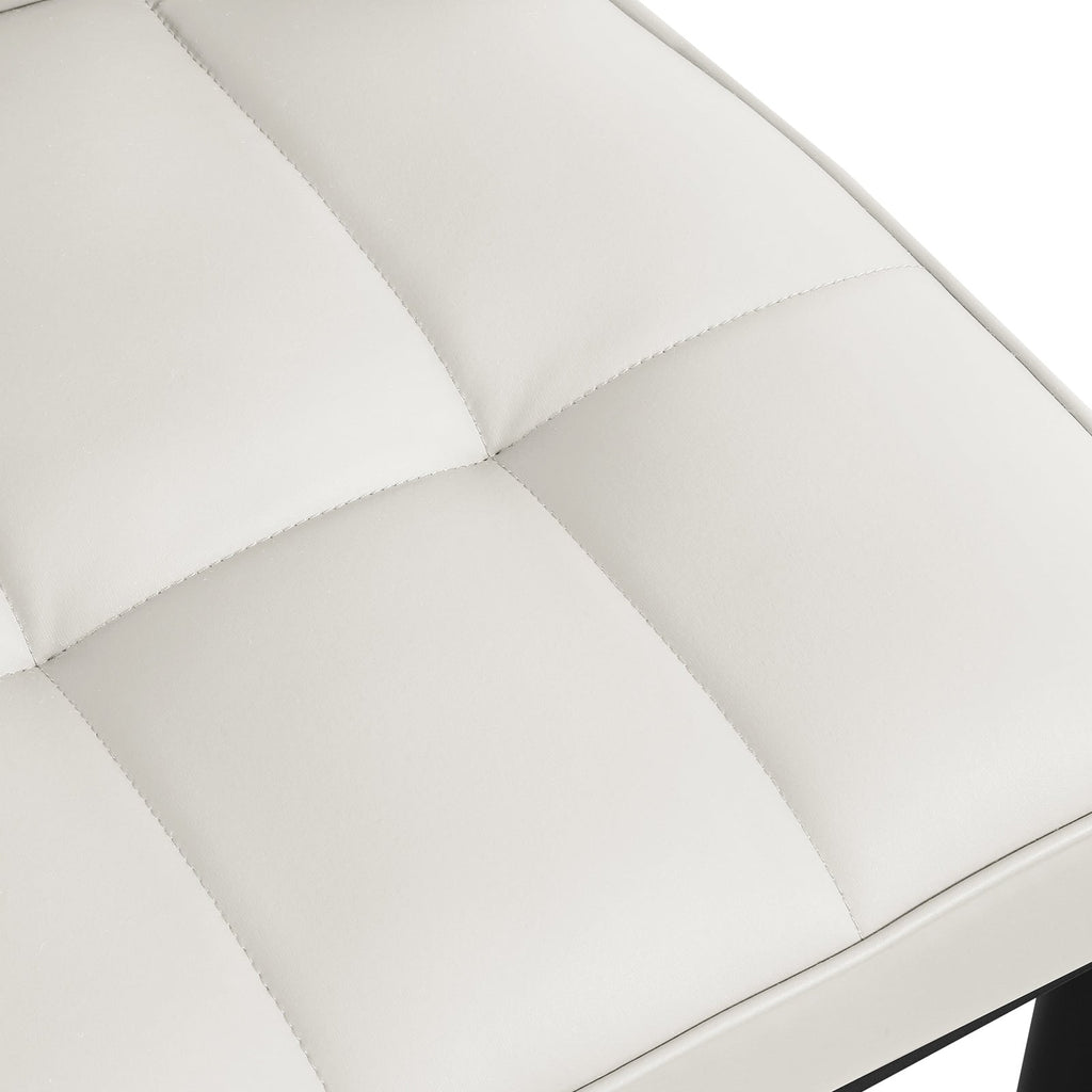 Lot de 2/4 chaises de salle à manger recouvertes de simili cuir