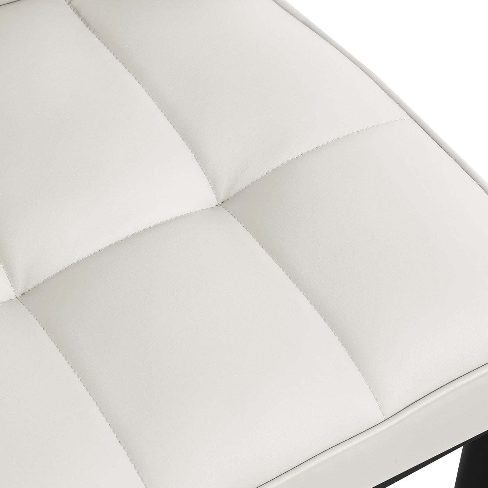 Lot de 2/4 chaises de salle à manger recouvertes de simili cuir