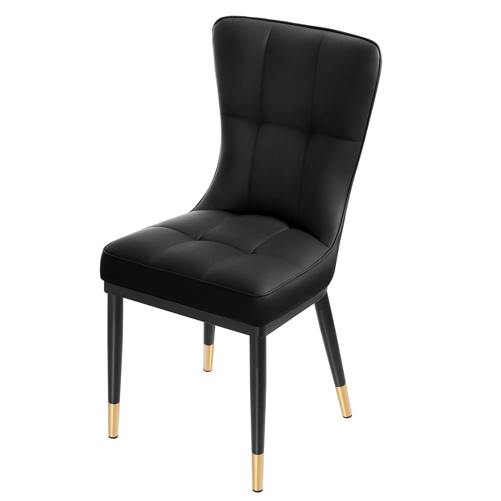 Lot de 2/4 chaises de salle à manger recouvertes de simili cuir