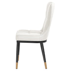 Lot de 2/4 chaises de salle à manger recouvertes de simili cuir