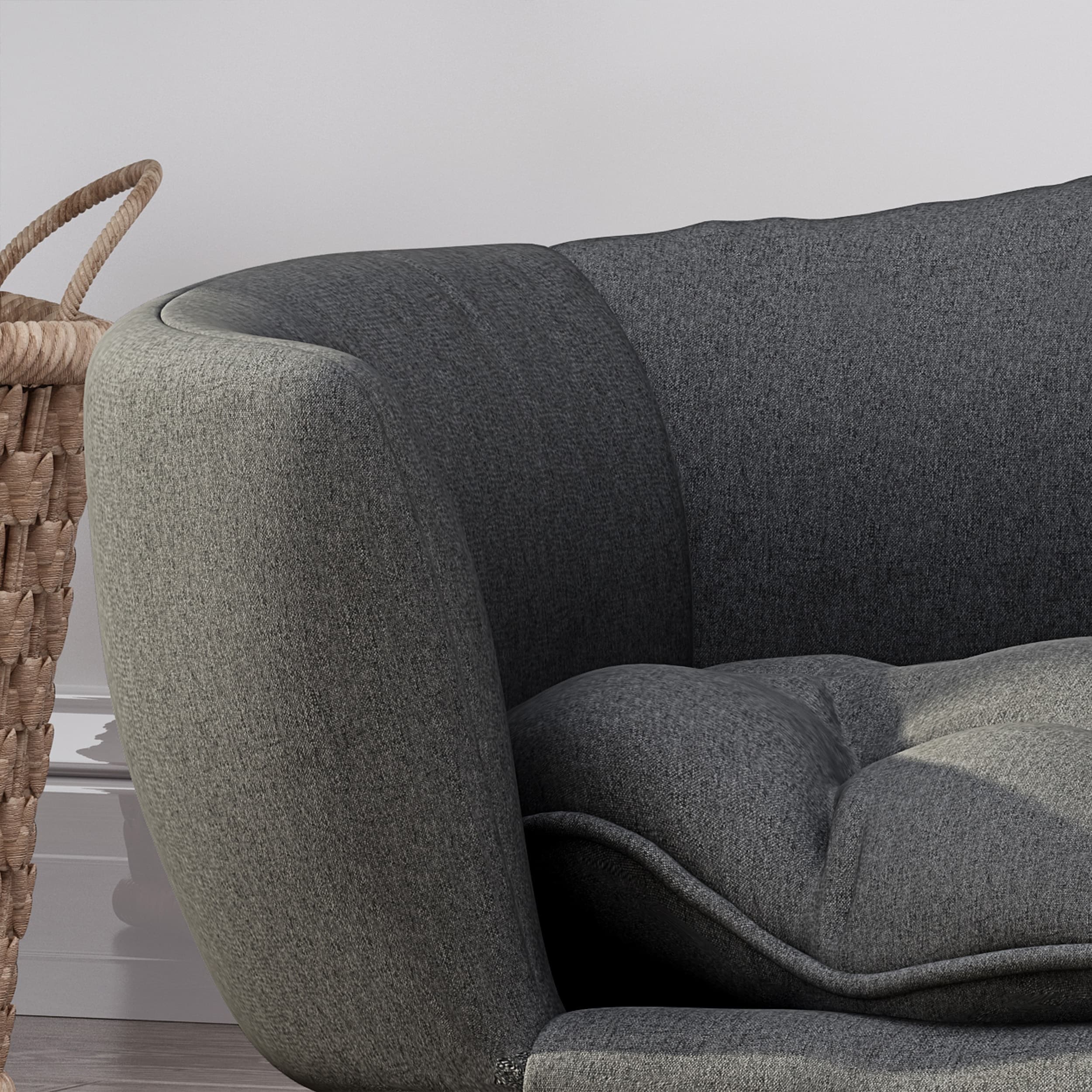 Couchon pour animal de compagnie en tissu Ferncliffe Mid Century de Christopher Knight Home