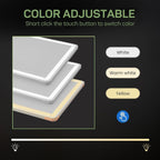 Grand miroir mural avec éclairage LED, miroir pleine longueur 64 x 21 pouces avec support, miroir suspendu, miroir mural, miroir pour corps entier.