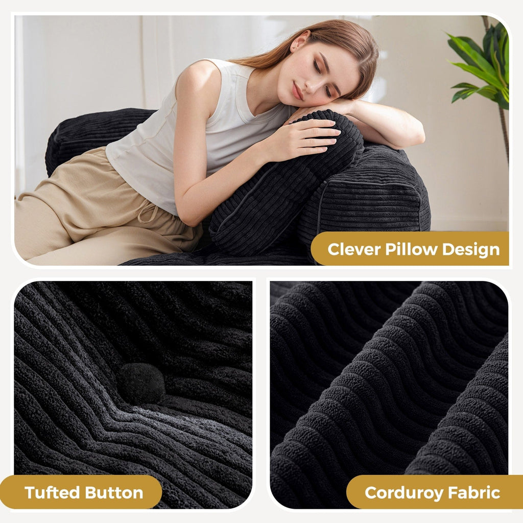 Canapé-lit pliable, canapé d'angle en forme de L