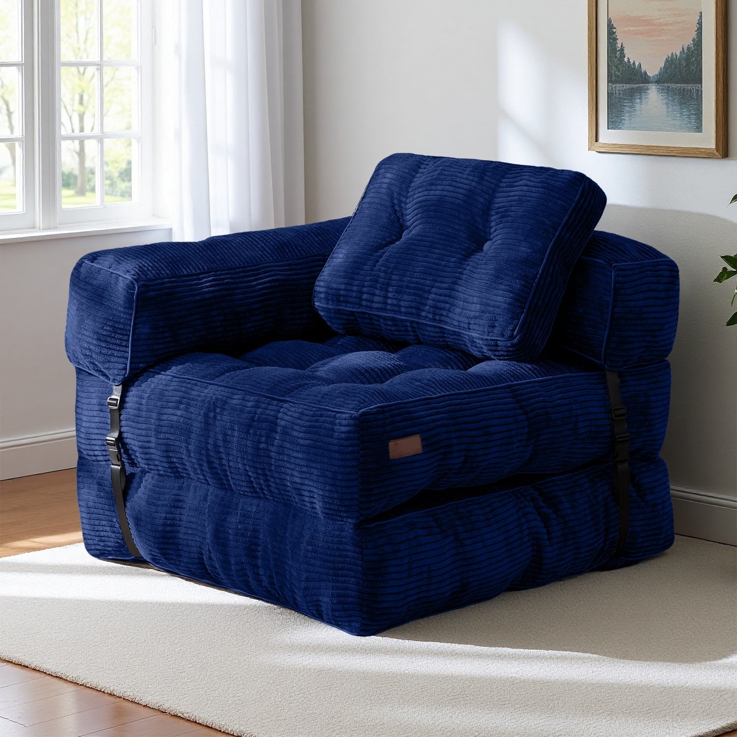 Canapé-lit pliable, canapé d'angle en forme de L