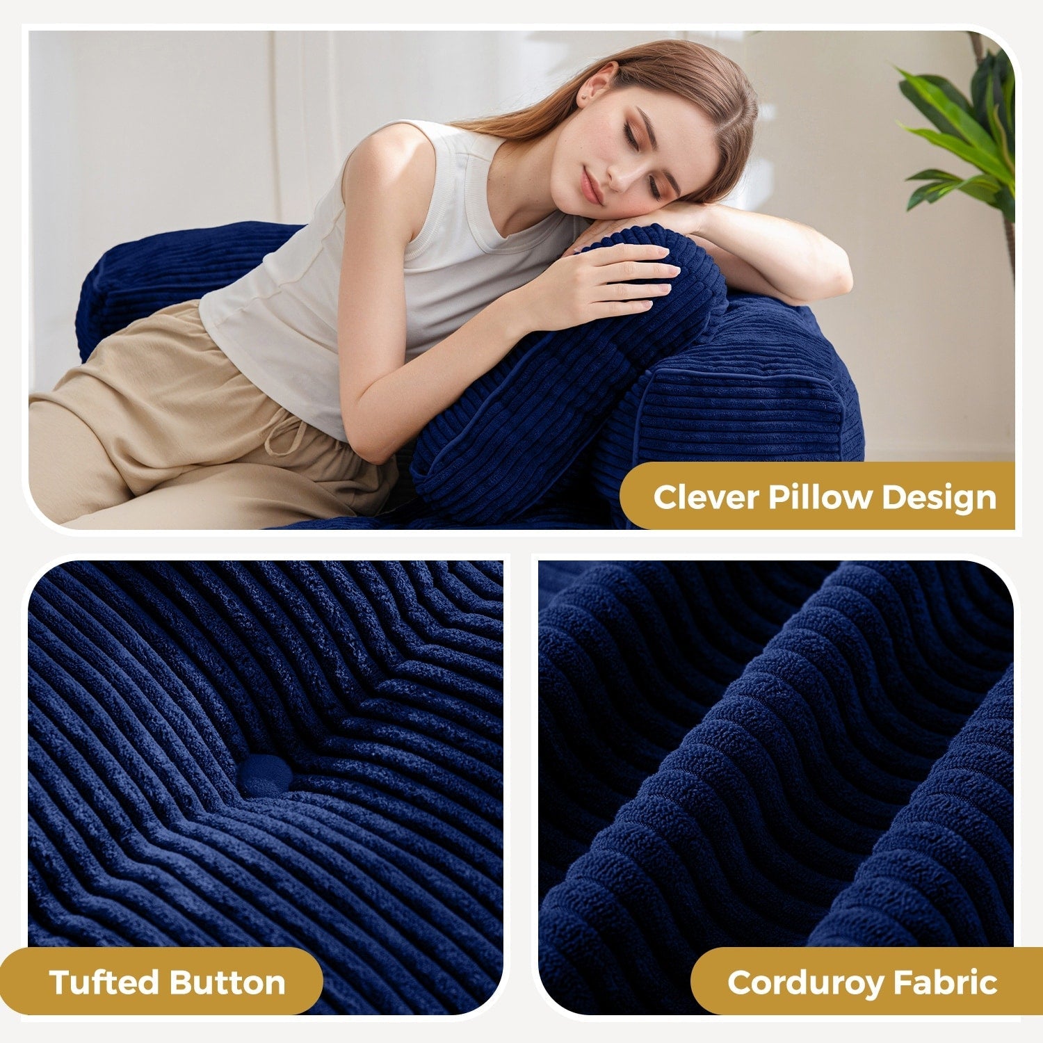 Canapé-lit pliable, canapé d'angle en forme de L