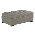 Canapé-lit pliant, pouf de 126 cm avec matelas à mémoire de forme et capitonnage.