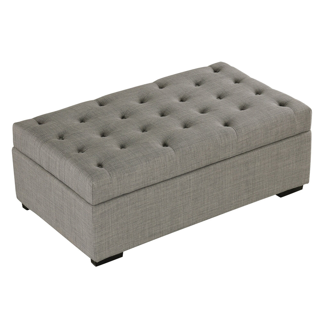 Canapé-lit pliant, pouf de 126 cm avec matelas à mémoire de forme et capitonnage.