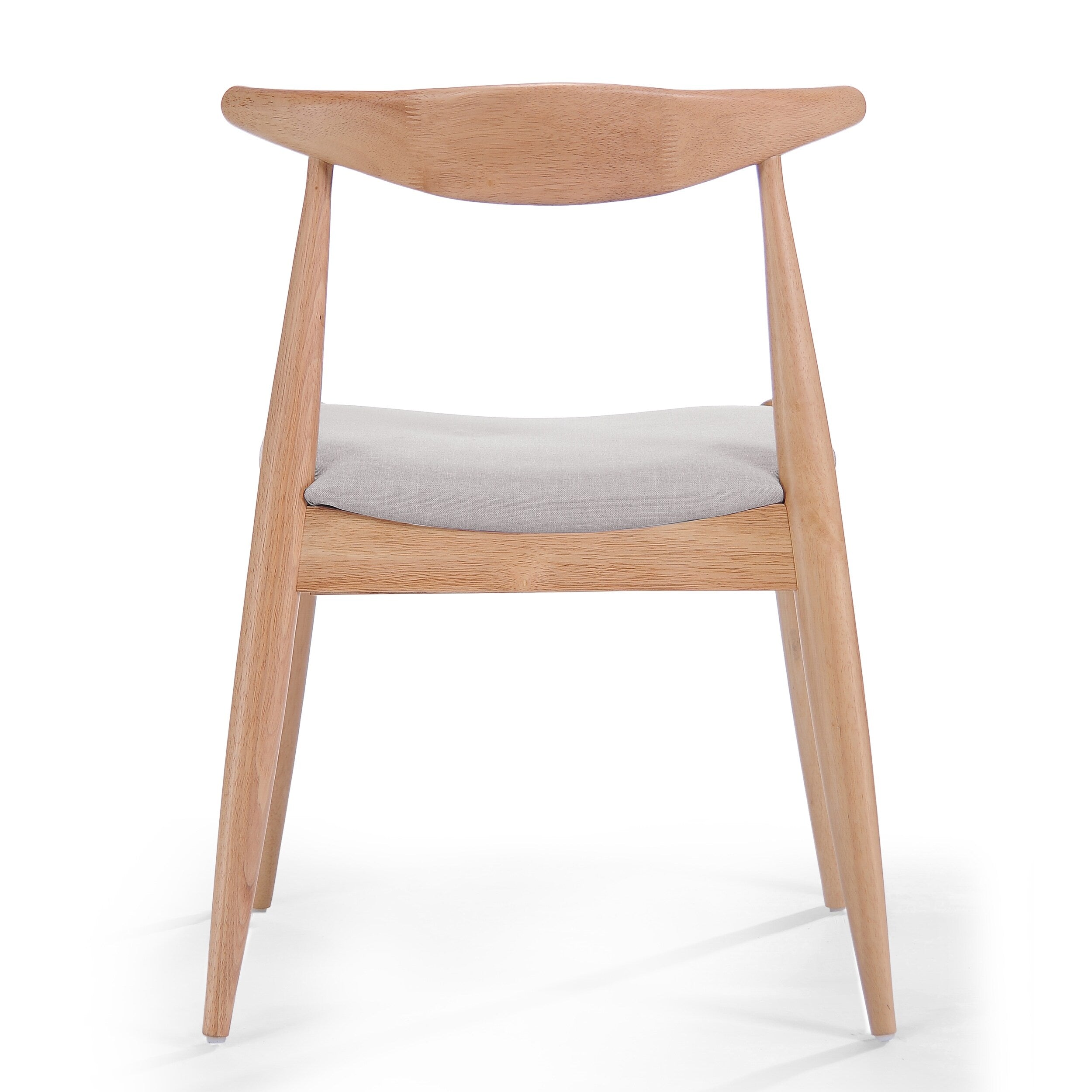 Chaises de salle à manger Francie, style moderne du milieu du siècle (lot de 2) par Christopher Knight Home - 52,1 cm L x 51,4 cm l x 75,6 cm h