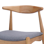 Chaises de salle à manger Francie, style moderne du milieu du siècle (lot de 2) par Christopher Knight Home - 52,1 cm L x 51,4 cm l x 75,6 cm h