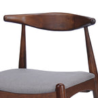 Chaises de salle à manger Francie, style moderne du milieu du siècle (lot de 2) par Christopher Knight Home - 52,1 cm L x 51,4 cm l x 75,6 cm h
