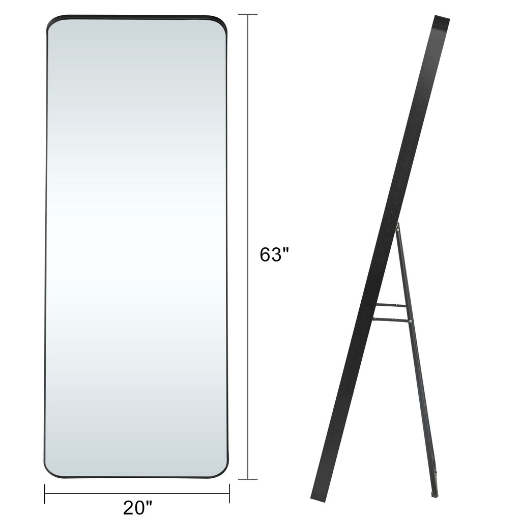 Grand miroir mural, miroir pleine longueur, miroir pour voir tout le corps.