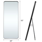 Grand miroir mural, miroir pleine longueur, miroir pour voir tout le corps.