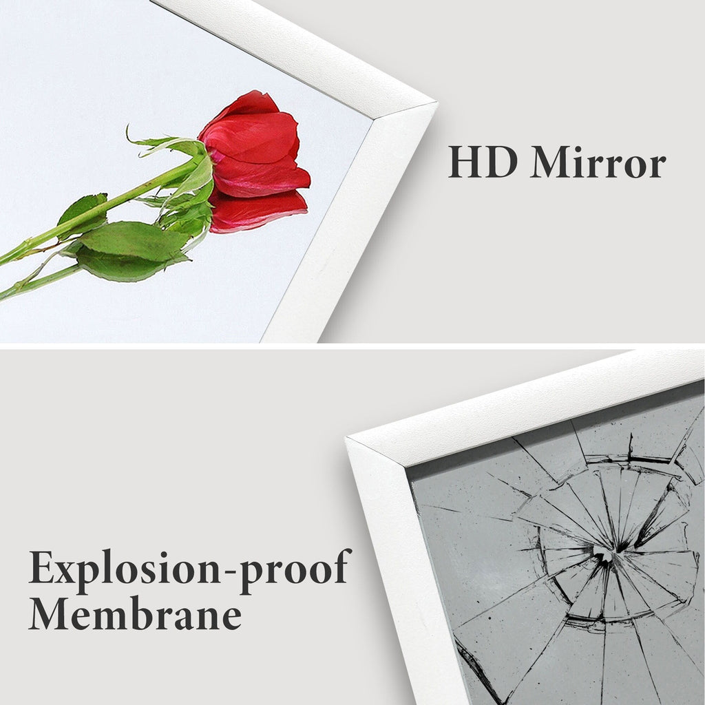 Grand miroir mural, miroir pleine longueur, miroir pour voir tout le corps.