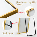 Grand miroir mural, miroir pleine longueur, miroir pour voir tout le corps.