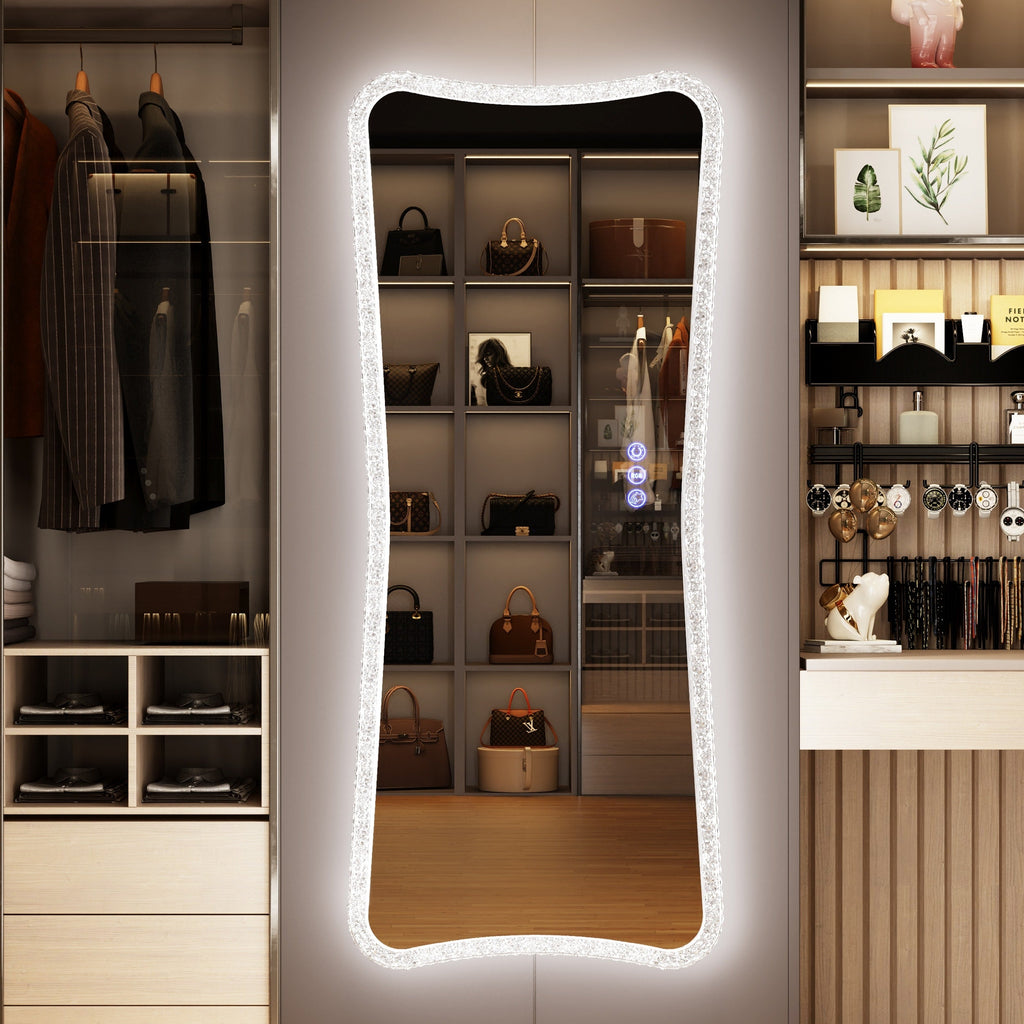 Miropieds à taille réelle avec lumières RGB - Blanc