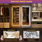 Miropieds à taille réelle avec lumières RGB - Blanc