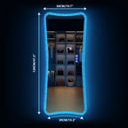 Miropieds à taille réelle avec lumières RGB - Blanc