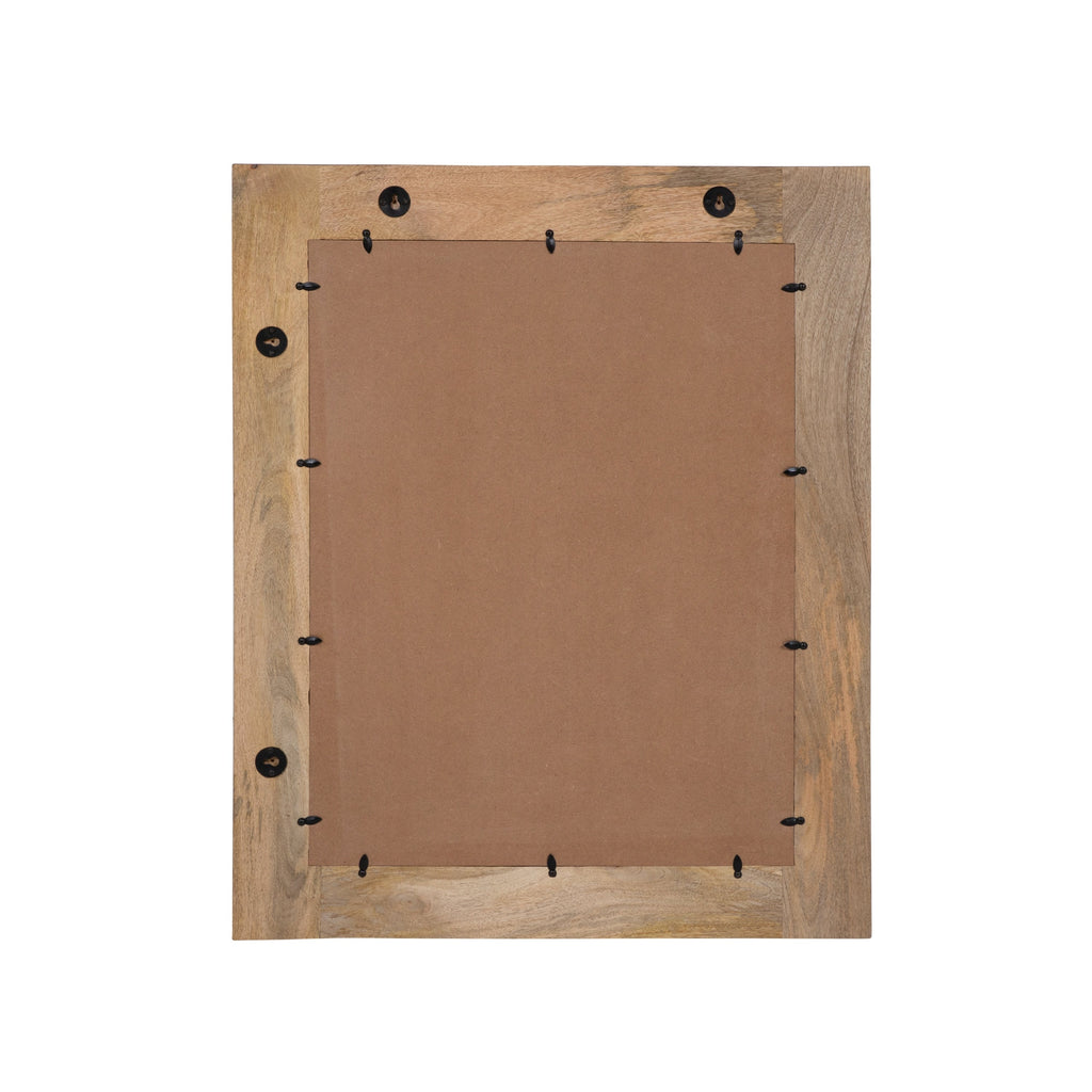 Carina Miroir mural en bois massif naturel rustique par Furniture of America