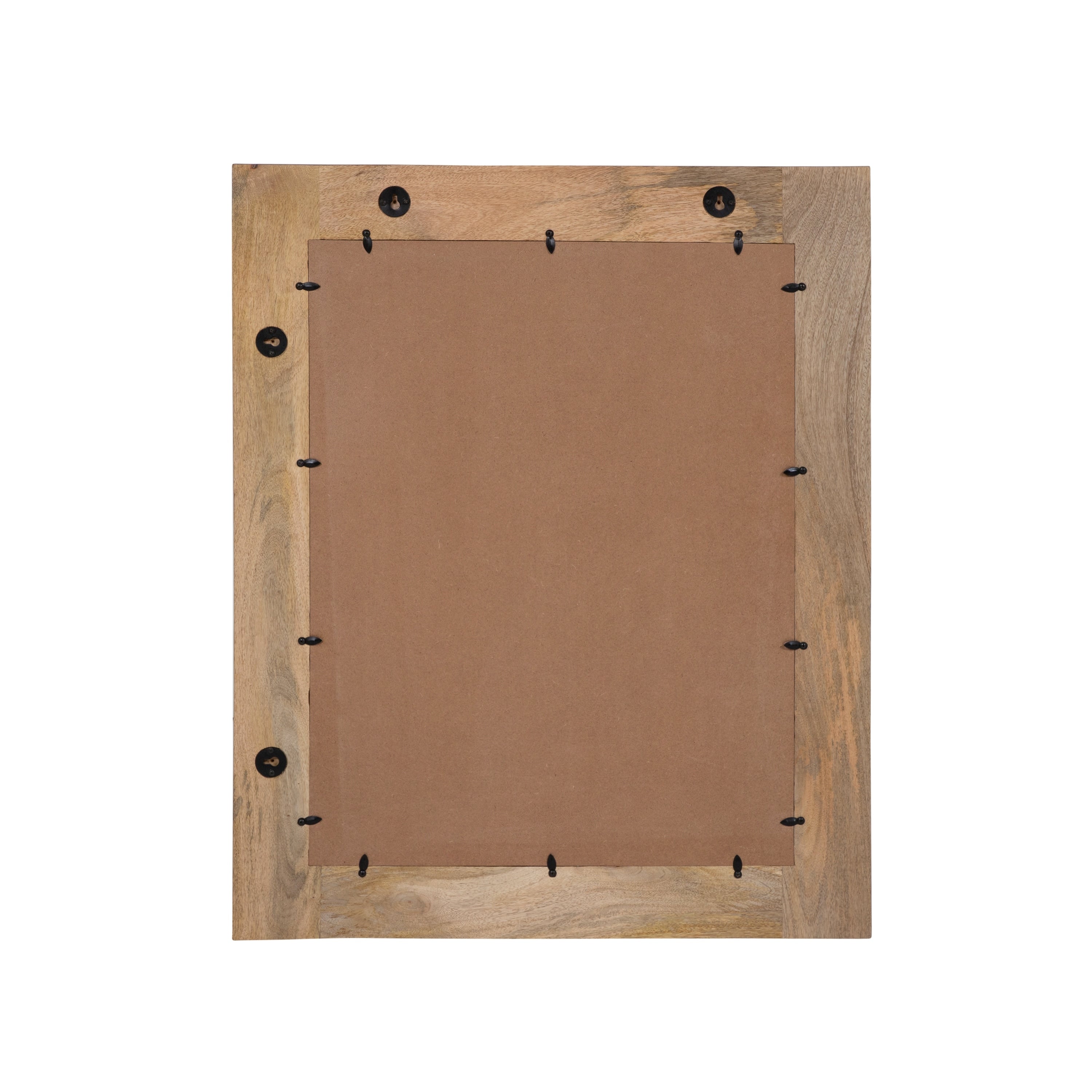 Carina Miroir mural en bois massif naturel rustique par Furniture of America