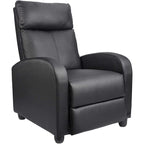Fauteuil inclinable Furniwell en cuir PU avec assise et dossier rembourrés.