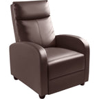 Fauteuil inclinable Furniwell en cuir PU avec assise et dossier rembourrés.