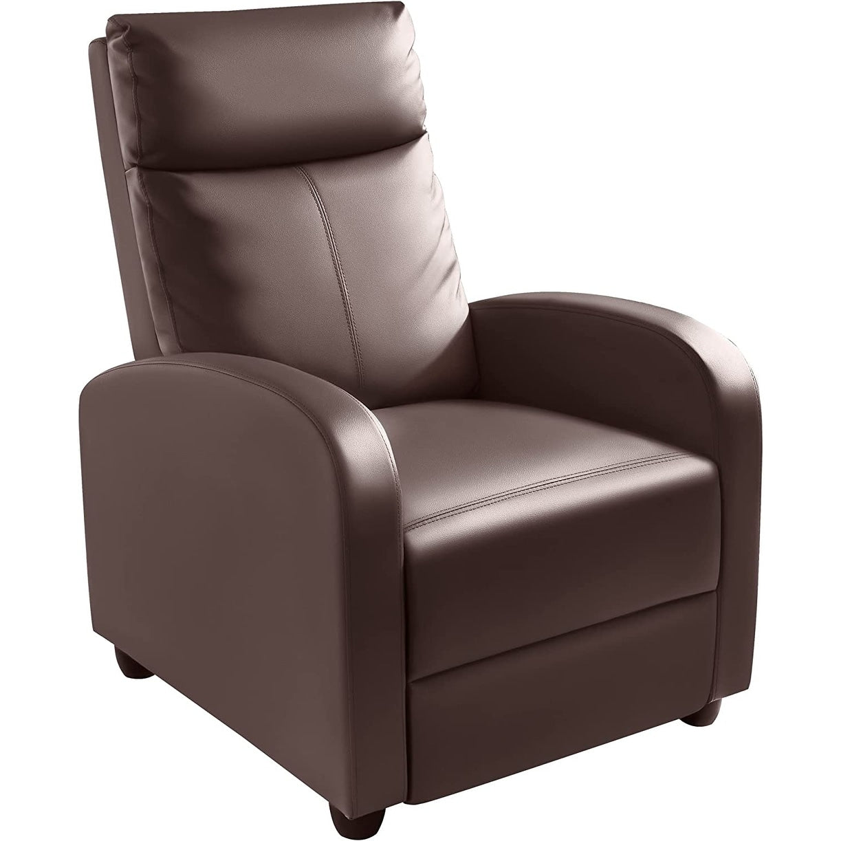 Fauteuil inclinable Furniwell en cuir PU avec assise et dossier rembourrés.