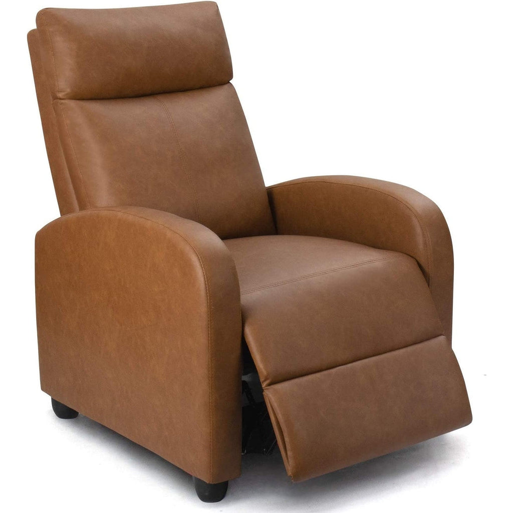 Fauteuil inclinable Furniwell en cuir PU avec assise et dossier rembourrés.