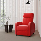 Fauteuil inclinable Furniwell en cuir PU avec assise et dossier rembourrés.
