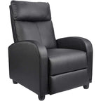 Fauteuil inclinable Furniwell en cuir PU avec assise et dossier rembourrés.