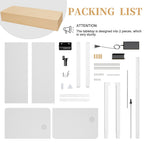 Bureau debout électrique réglable en hauteur Futzca, bureau informatique avec plateau de travail assemblé.