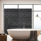 Glitzhome Écran de séparation de pièce, pare-brise à 3 panneaux, motif floral galvanisé, 6 pieds