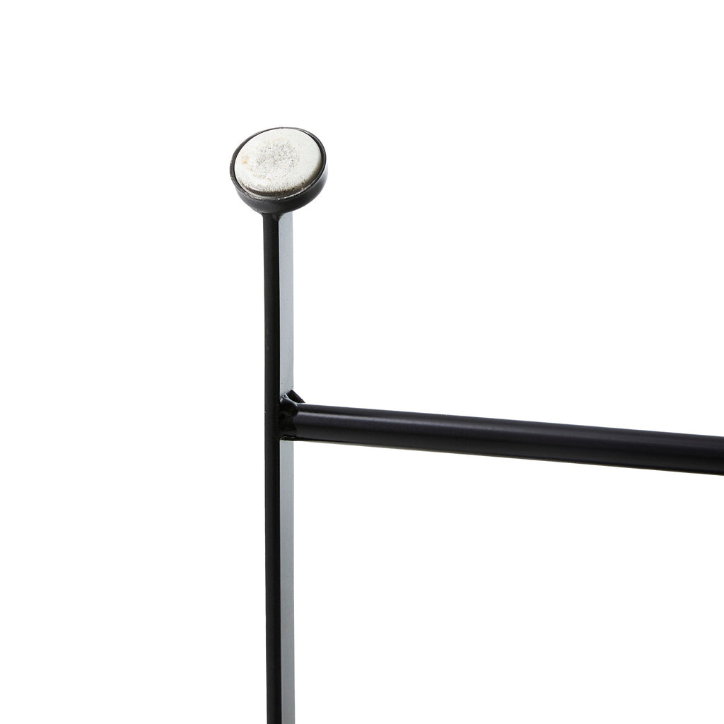 Ensemble bistro pliant en métal d'extérieur Glitzhome, 3 pièces : table et chaises de patio