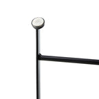 Ensemble bistro pliant en métal d'extérieur Glitzhome, 3 pièces : table et chaises de patio