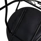 Ensemble bistro pliant en métal d'extérieur Glitzhome, 3 pièces : table et chaises de patio