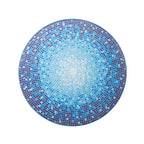 Ensemble bistro pliant en métal d'extérieur Glitzhome, 3 pièces : table et chaises de patio