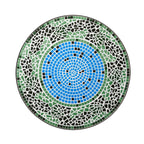 Ensemble bistro pliant en métal d'extérieur Glitzhome, 3 pièces : table et chaises de patio