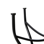 Ensemble bistro pliant en métal d'extérieur Glitzhome, 3 pièces : table et chaises de patio