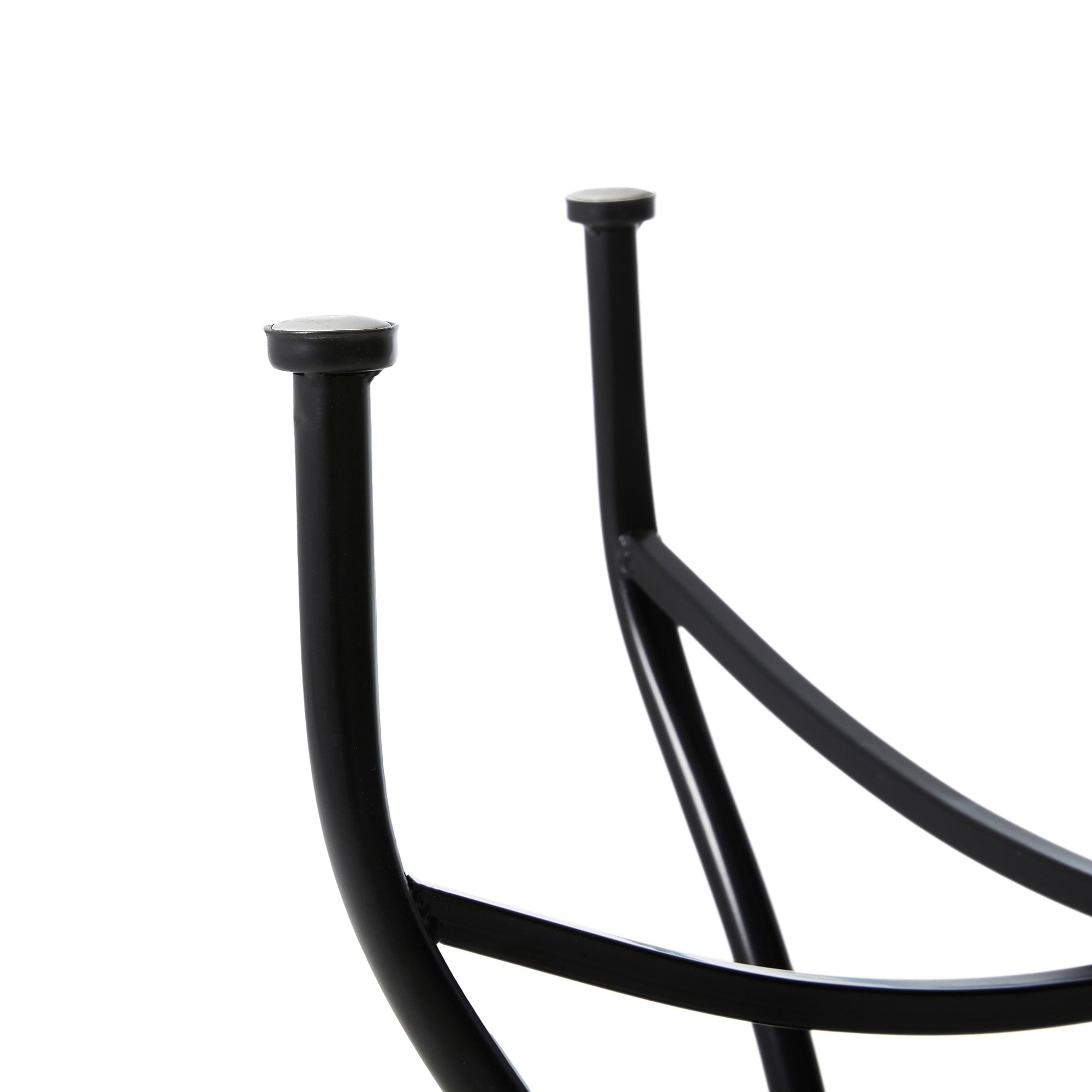 Ensemble bistro pliant en métal d'extérieur Glitzhome, 3 pièces : table et chaises de patio