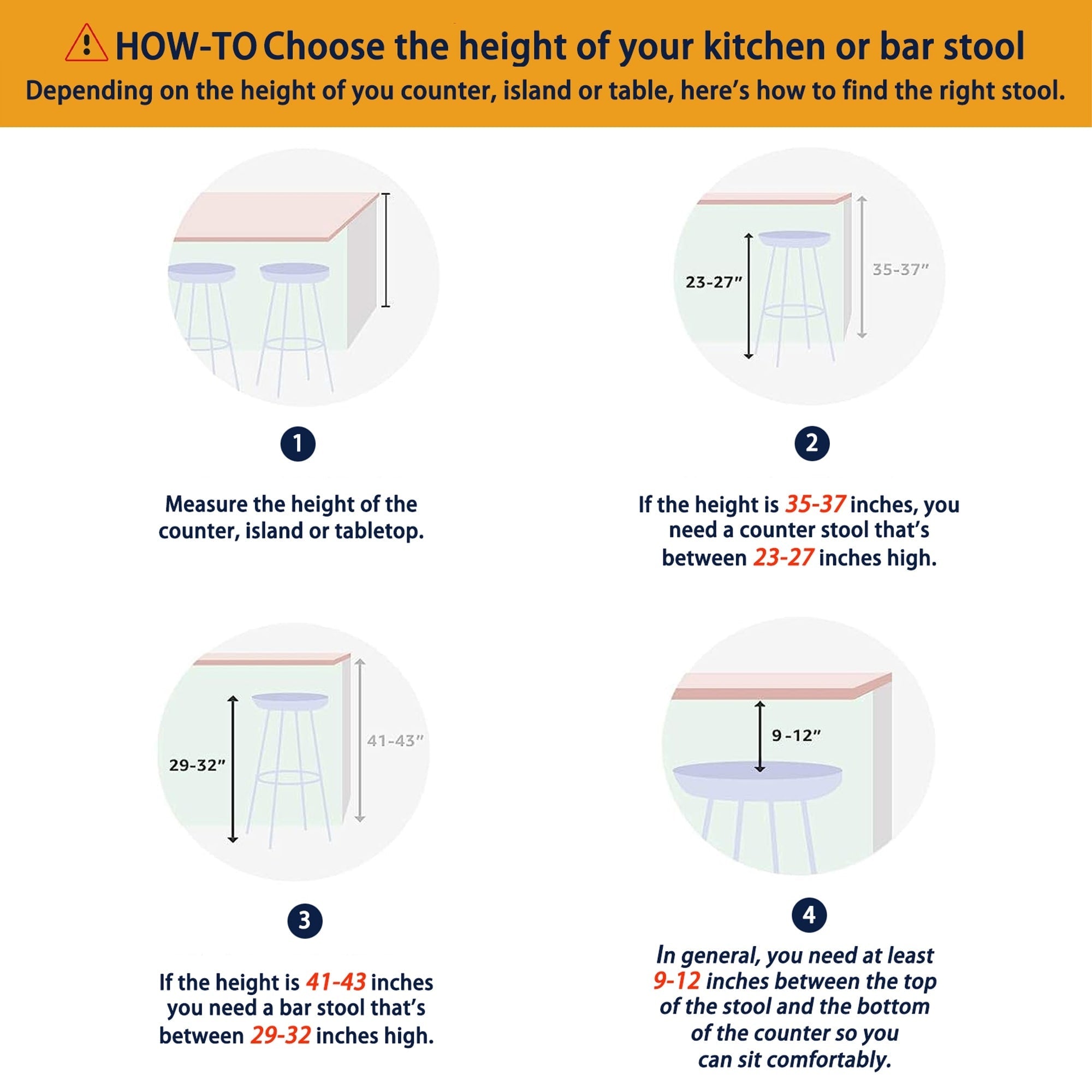 Glitzhome Lot de 2 ou 4 tabourets de bar pivotants en bois, hauteur comptoir et bar, style moderne
