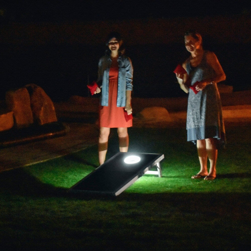 Jeu de Cornhole avec lumières LED, taille réglementaire, de GoSports