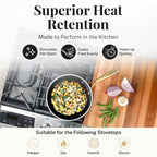 Gotham Steel Ensemble de 15 pièces de casseroles et poêles noires ultra antiadhésives en céramique avec ustensiles