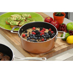 Ensemble de casseroles et poêles antiadhésives Gotham Steel, 10 pièces, cuivre