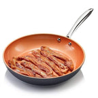 Ensemble de 3 poêles antiadhésives Gotham Steel Pro en acier anodisé dur - 20, 25 et 30 cm (8'', 10'' et 12'')