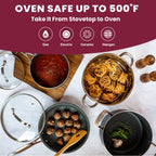 Ensemble de casseroles, poêles, ustensiles de cuisine et de pâtisserie antiadhésifs Granitestone 20 pièces